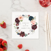 Herfstkrans met rustieke uitstraling servet (Insitu)