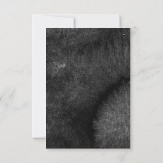 herfstkrans | Moderne bruiloft RSVP (Achterkant)