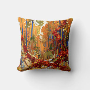 Herfstkrans, mooi schilderij van Tom Thomson, Kussen
