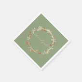 Herfstkrans Thanksgiving Servet (Hoek)
