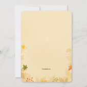 Herfstkrans Uitnodigingen (Achterkant)