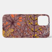 Herfstkruiden, bloemennaadloos. Case-Mate iPhone case (Achterkant (horizontaal))