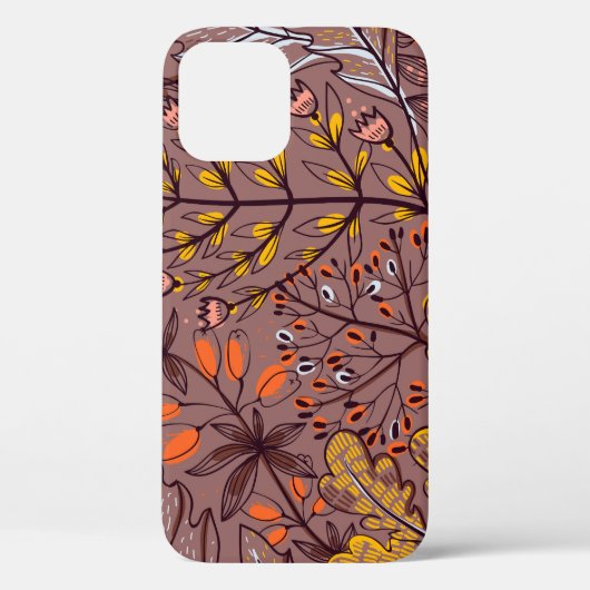 Herfstkruiden, bloemennaadloos. Case-Mate iPhone case (Achterkant)