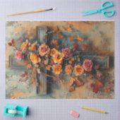 herfstkruis tissuepapier (Craft)