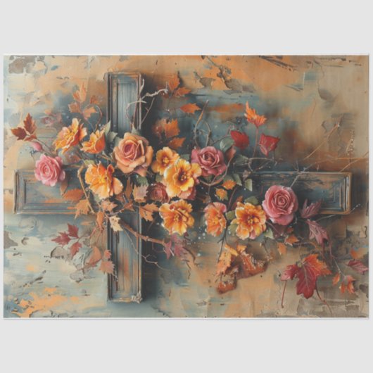 herfstkruis tissuepapier (Voorkant)