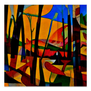 Herfstlandschap 2 perfect poster