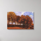 Herfstlandschap door Vincent van Gogh Canvas Afdruk (Voorkant)
