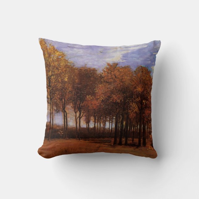 Herfstlandschap door Vincent van Gogh Kussen (Voorkant)