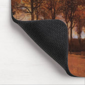 Herfstlandschap door Vincent van Gogh Muismat (Hoek)