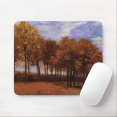 Herfstlandschap door Vincent van Gogh Muismat (Met muis)