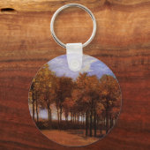 Herfstlandschap door Vincent van Gogh Sleutelhanger (Voorkant)