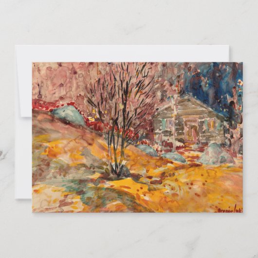 Herfstlandschap | George Luks Kaart (Voorkant)