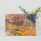 Herfstlandschap | George Luks Kaart (Staand voorkant)