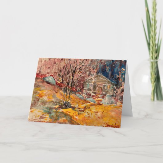 Herfstlandschap | George Luks Kaart (Voorkant)