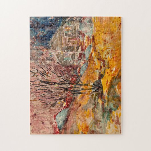 Herfstlandschap | George Luks Legpuzzel (Verticaal)