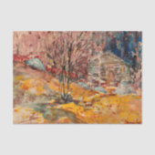 Herfstlandschap | George Luks Tissuepapier (Voorkant)