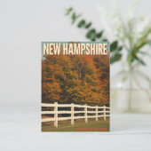 Herfstlandschap in New Hampshire Briefkaart (Staand voorkant)