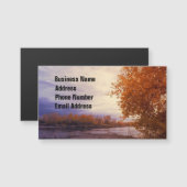 Herfstlandschap Magnetisch Visitekaartje (Voorkant / Achterkant)