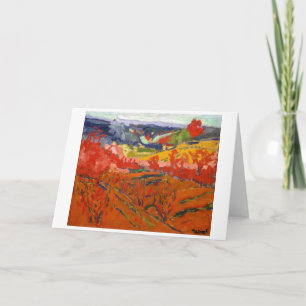 Herfstlandschap Maurice de Vlaminck Kaart
