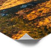 Herfstlandschap met berg Triglav Poster (Hoek)