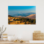 Herfstlandschap met berg Triglav Poster (Keuken)
