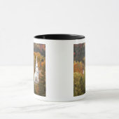 Herfstlandschap met kerk, Vermont, VS Mok (Midden)