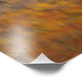 Herfstlandschap met meer, Vermont, VS Foto Afdruk (Hoek)