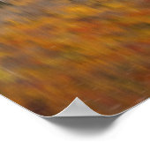Herfstlandschap met meer, Vermont, VS Poster (Hoek)