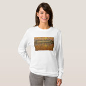 Herfstlandschap met meer, Vermont, VS T-shirt (Voorkant volledig)