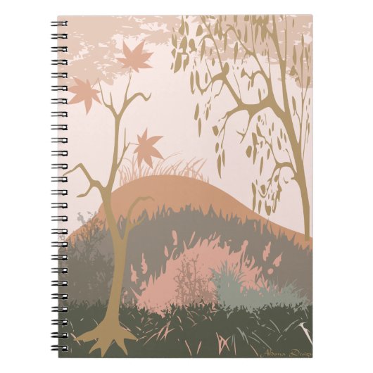 Herfstlandschap Notitieboek (Voorkant)