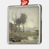 Herfstlandschap (Oude Nederlandse Kunst) (Nederlan Metalen Ornament (Links)