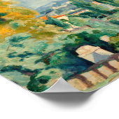 Herfstlandschap, Saint-Tropez | Henri Manguin Poster (Hoek)