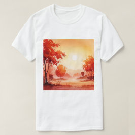 Herfstlandschap T-shirt