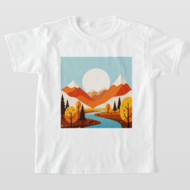Herfstlandschap T-shirt
