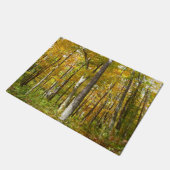 Herfstlandschap van Gele Bladeren Deurmat (Schuin)