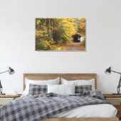 Herfstlandschap, Vermont, Verenigde Staten Canvas Afdruk (Insitu (Slaapkamer))