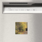 Herfstlandschap, Vermont, VS 4 Magneet (Insitu (Vaatwasser))