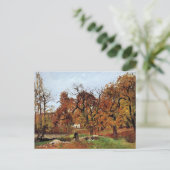 Herfstlandschap, vlakbij Pontoise, Briefkaart (Staand voorkant)