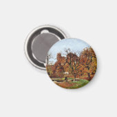 Herfstlandschap, vlakbij Pontoise, Magneet (Voorkant / Achterkant)