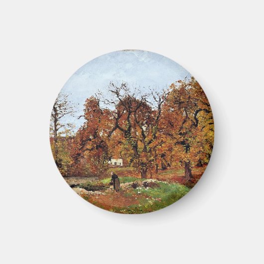 Herfstlandschap, vlakbij Pontoise, Magneet (Voorkant)