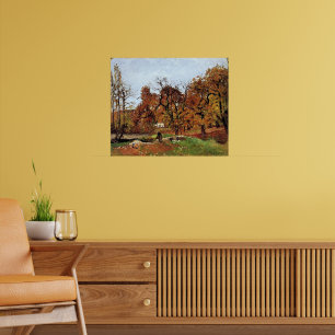 Herfstlandschap, vlakbij Pontoise, Poster