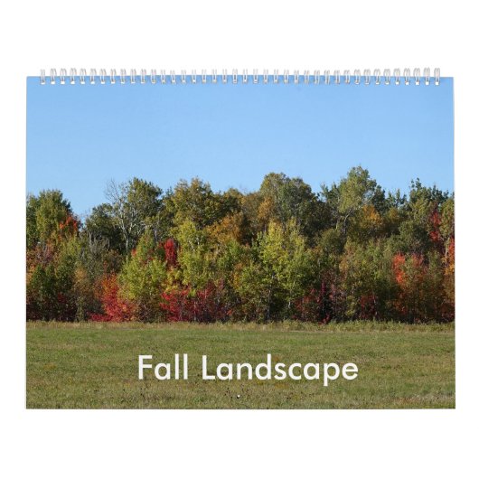Herfstlandschapfotografie (Groot) Kalender (Hoes)