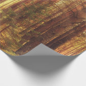 herfstlandschapsachtergrond , zonnestralen in de v cadeaupapier (Hoek)