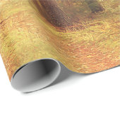 herfstlandschapsachtergrond , zonnestralen in de v cadeaupapier (Rol Hoek)