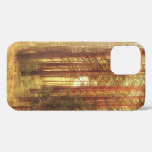 herfstlandschapsachtergrond , zonnestralen in de v Case-Mate iPhone case (Achterkant (horizontaal))