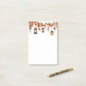 Herfstlantaren post-it® notes (Op bureau)