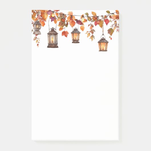 Herfstlantaren post-it® notes (Voorkant)