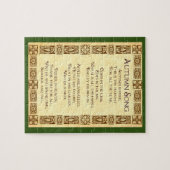 herfstlied Thanksgiving oogstgedicht Legpuzzel (Horizontaal)