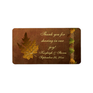 Herfstlied Trouwgunst Stickers