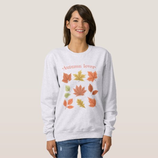 "Herfstliefhebber" Sweatshirt (Voorkant volledig)